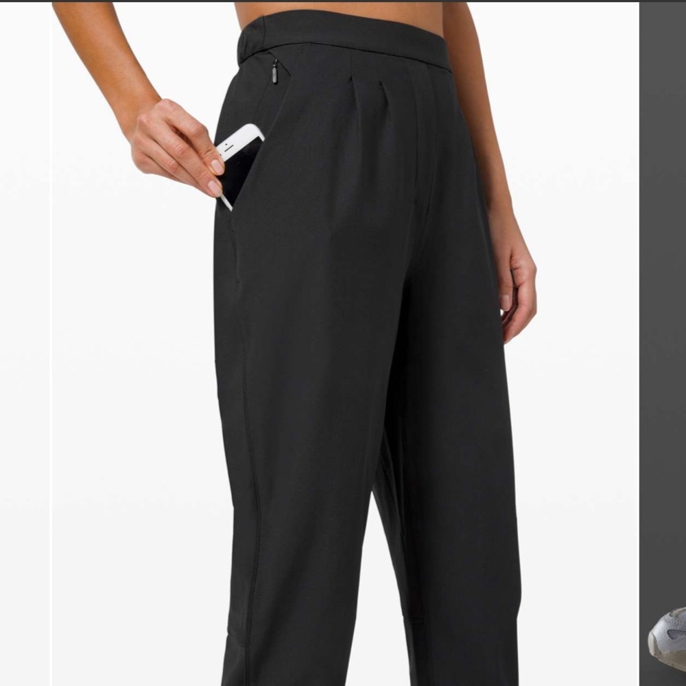 Lululemon Essential High-Rise Trouser Black 2 - Picture 2 of 11